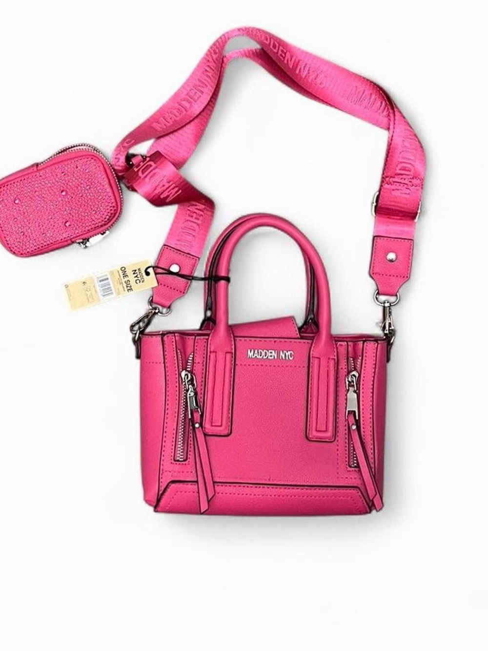 STEVE MADDEN / MADDEN NYC Pink Mini Satchel – NWT